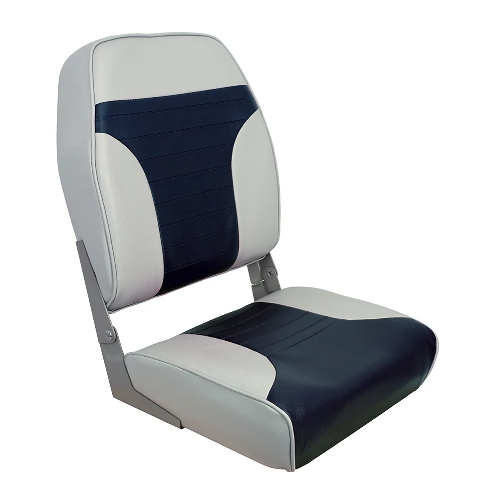 SPRINGFIELD 1040661 — Springfield High Back Folding Seat - Blue and Grey