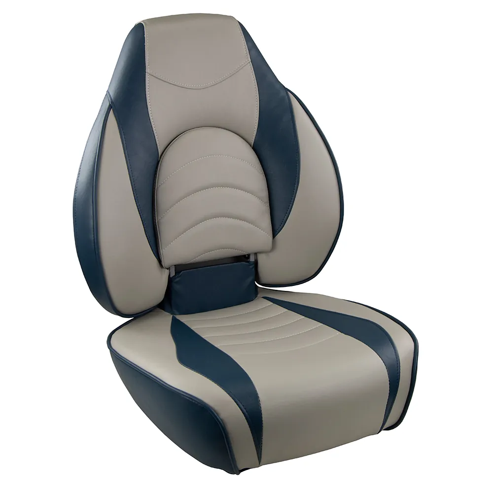 SPRINGFIELD 1041631-1 — Springfield Fish Pro Deluxe High Back Seat - Blue/Grey