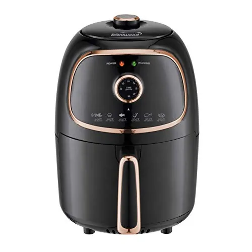 Brentwood AF-202BKC — 2QT ELEC AIR FRYR BLK/CPR