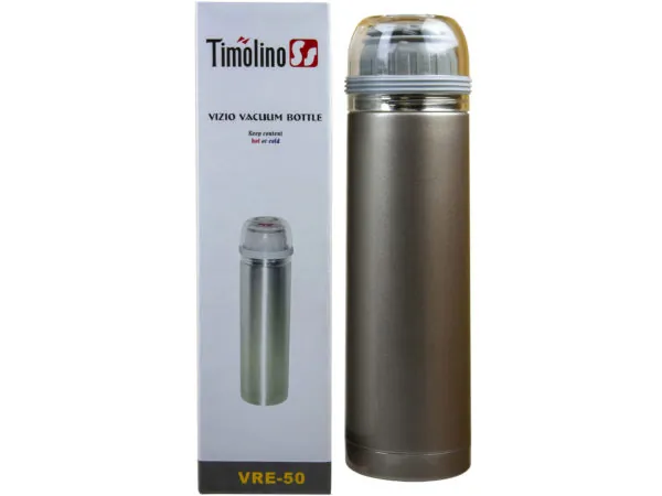 bulk buys GB155 - 17 oz Desert Silver Vizio Vacuum Insulated Bottle