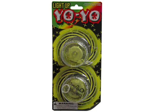Bulk Buys WX006 — Light-Up Yo-Yo Set - Fun Party Favors for Kids