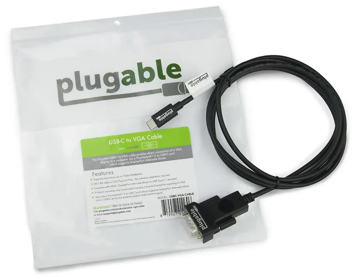 Plugable Technologies-USBC-VGA-CABLE