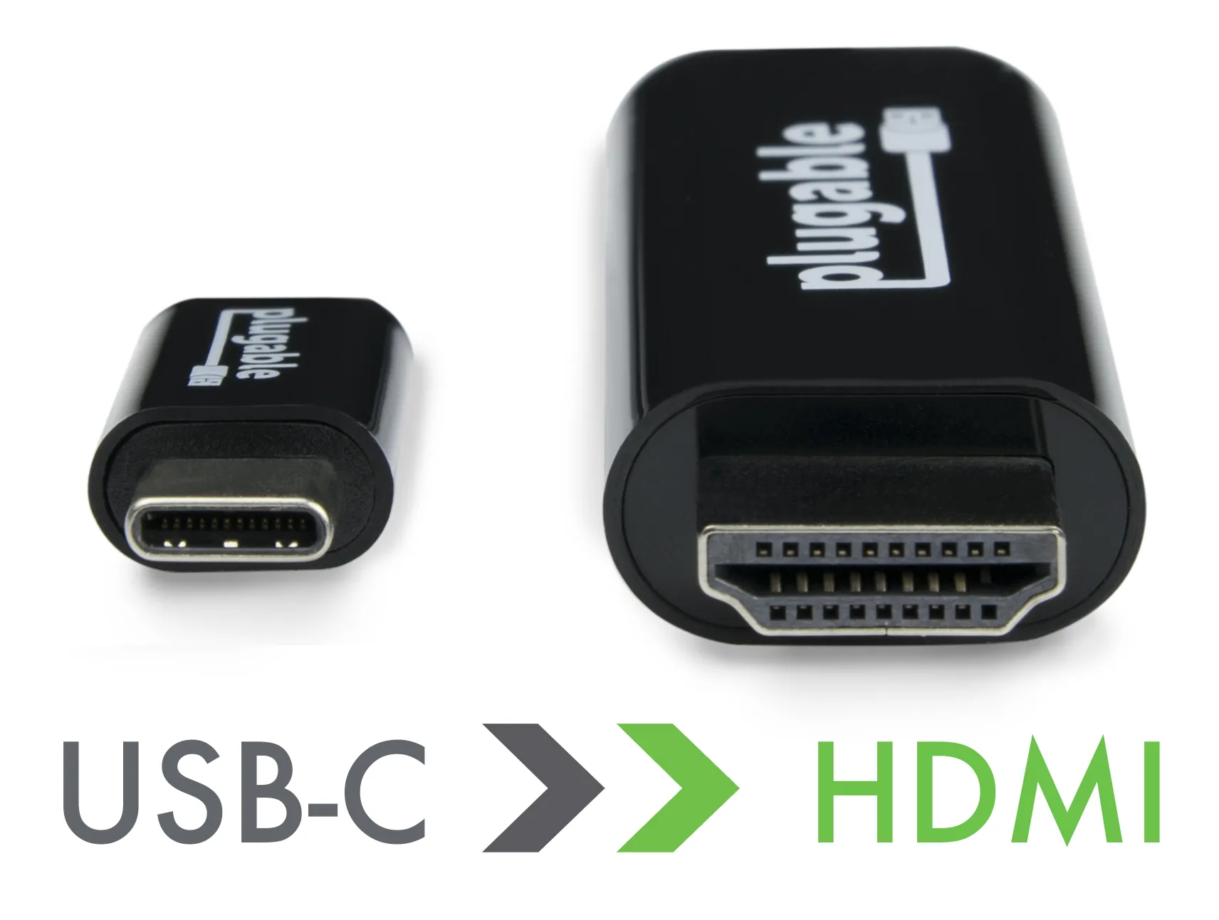 Plugable Technologies USBC-HDMI-CABLE — USB C TO HDMI ADAPTER CABLE - CONNECT USB-C OR THUNDERBOLT 3 LAPTOPS TO HDMI DIS