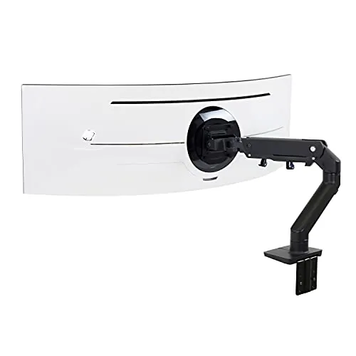 ERGOTRON 45-647-224 — HX DESK MONITOR ARM WITH HD PIVOT, MATTE BLACK