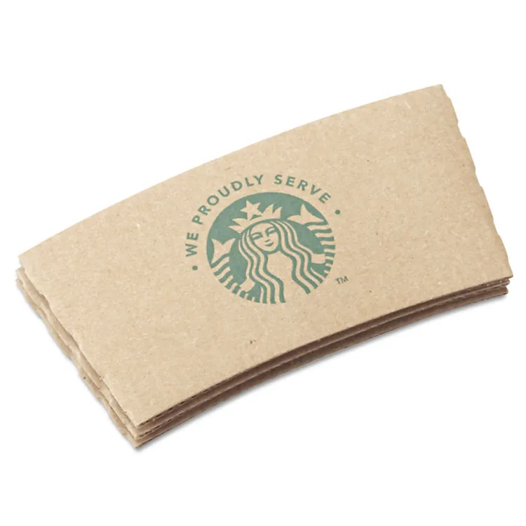 STARBUCKS COFFEE COMPANY SBK 12420977 — Starbucks Cup Sleeve - 1380 / Carton - Brown, Kraft - Fiber