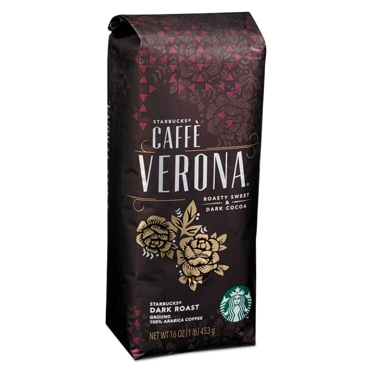 STARBUCKS COFFEE COMPANY SBK 12413968 — Starbucks Veranda Blend Blonde Roast Ground Coffee - Decaffeinated - Veranda Blend, Soft Cocoa, Toasted Nut, Mellow - Blonde - 16 oz Per Bag - 1 Each