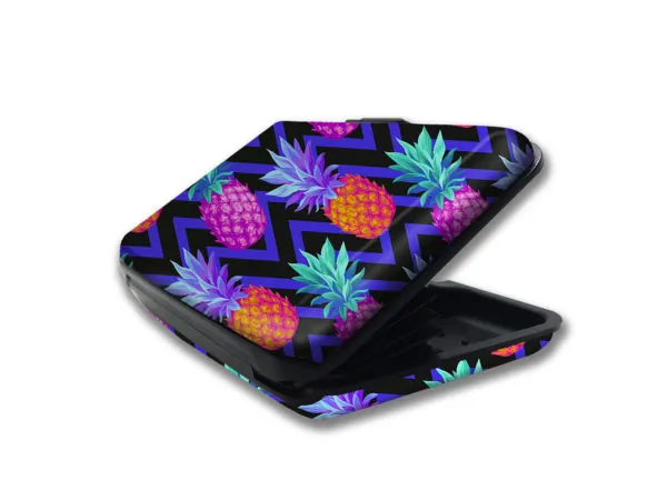 bulk buys EC527 - JET LUXE Armor RFID Wallet - Pineapples Print