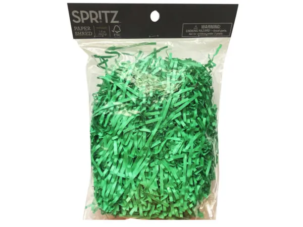 bulk buys HR458 - Spritz 1.5oz Green Shredded Paper Filler