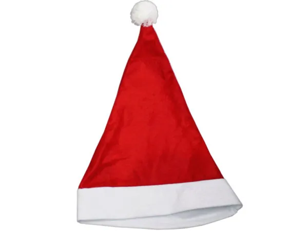 Bulk Buys SA717 — Classic Christmas Santa Hat with Pompom
