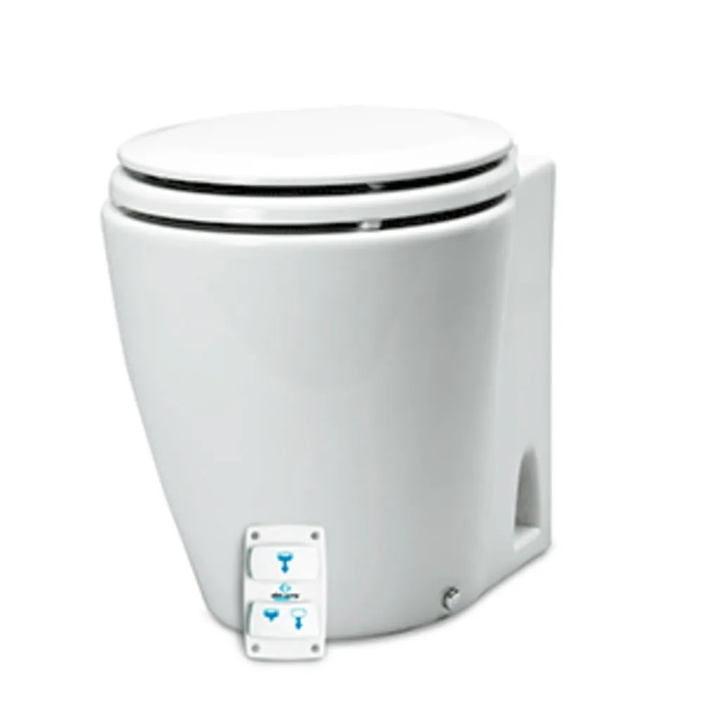 Albin Pump Marine 07-03-045 — Albin Pump Marine Design Marine Toilet Silent Electric - 12V
