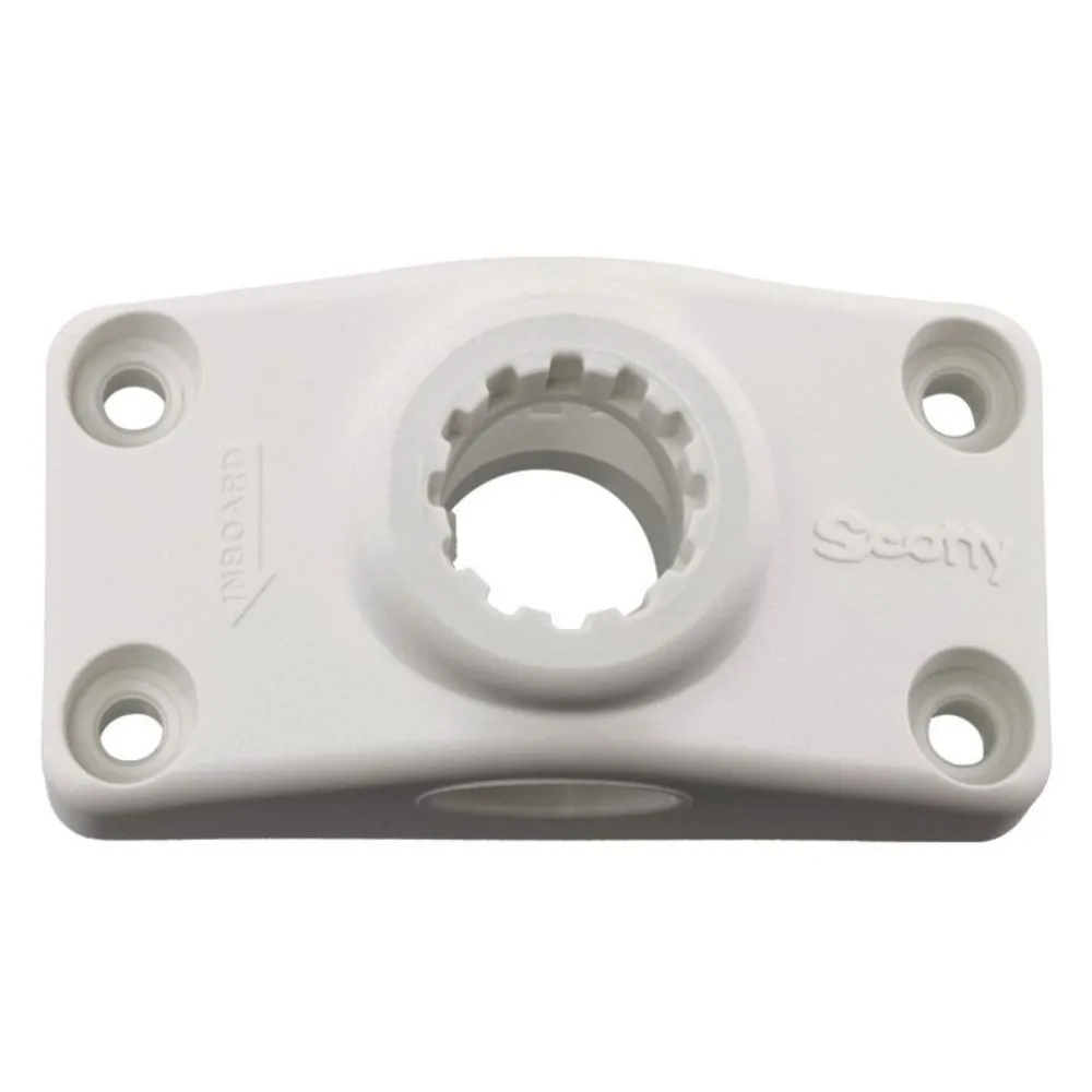Scotty Fishing 241-WH — Scotty Combination Side / Deck Mount - White