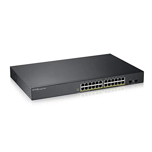 ZYXEL GS190024HPV2 — GS1900-24HPV2 - 24 PORT GBE POE+ L2 WEB MANAGED SWITCH (MIT) TAA COMPLIANT SKU