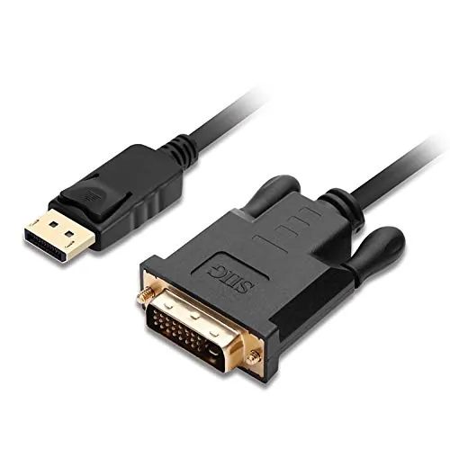Siig CB-DP1V12-S1 — SIIG DISPLAYPORT TO DVI CABLE - 6FT 1080P (CB-DP1V12-S1)