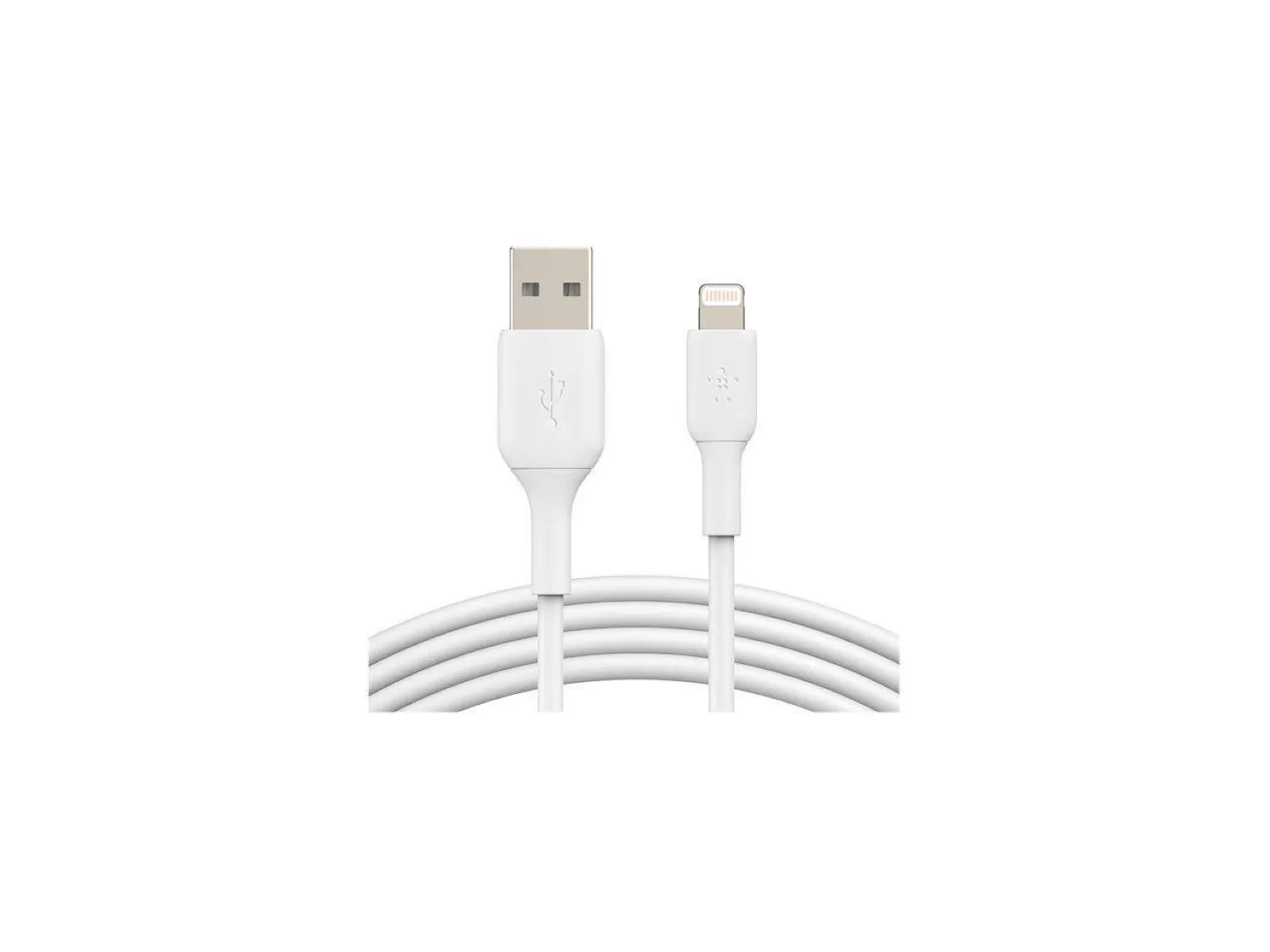 Belkin CAA001BT1MBK2PK — PVC A-LTG 1M, BLK 2PK