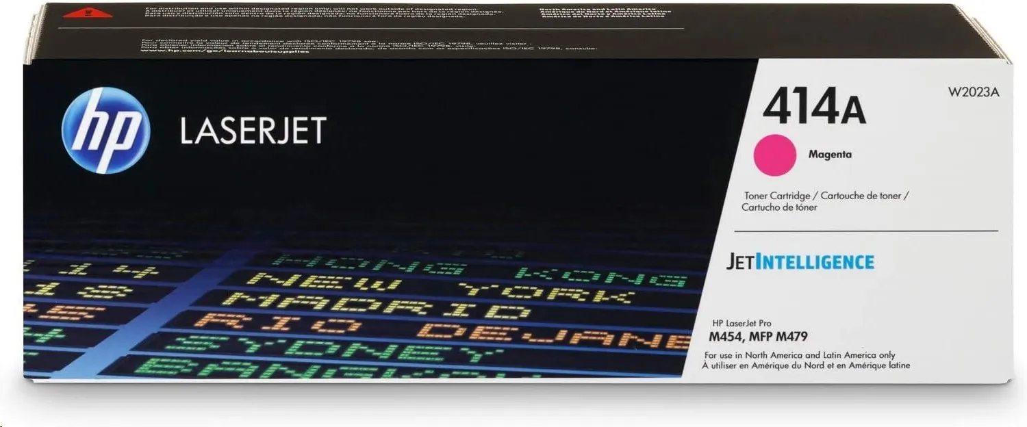 HP HEWW2023A — HP 414A LaserJet Toner Cartridge Magenta W2023A