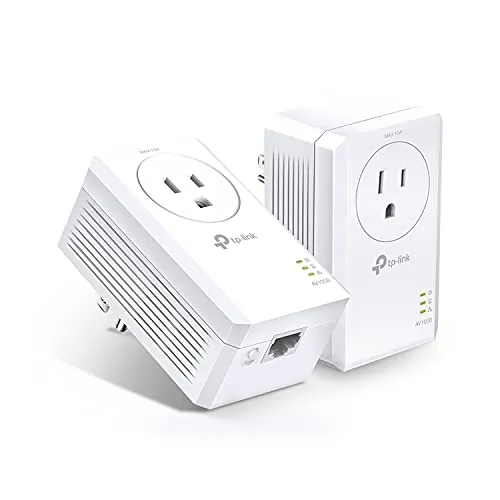 TPLINK TL-PA7017P KIT — AV1000 GIGABIT PASS-THROUGH POWERLINE STARTER KIT
