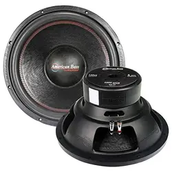 American Bass DX154 — DX 15 Inch Subwoofer 500 Watt RMS with 4 Ohm Impedance, 125 oz Magnets, 2.5-inch Voice Coils,