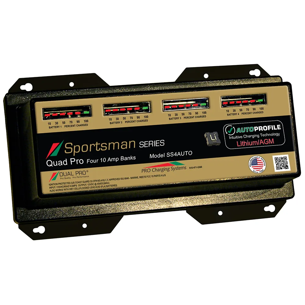 Dual Pro SS4AUTO — Dual Pro SS4 40A 4-Bank Lithium/AGM Charger