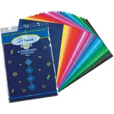 PACON CORPORATION PAC 59530 — Spectra Art Tissue Deluxe Bleeding Art Tissue - Art Project, Craft Project - 18Height x 12Width x 0.10Length - 100 / Pack - Assorted