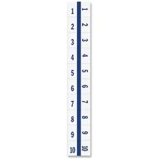 TABBIES TAB 58000 — Tabbies Legal Index Divider Tabs - 10 Printed Tab(s) - Digit - 1-10 - 8.5 Divider Width x 11 Divider Length - Letter - 7 Hole Punched - White Paper Divider - 100 / Pack