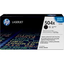 HP CE250X — HP 504X (CE250X) Toner Cartridge - Single Pack - Laser - 10500 Pages - Black - 1 Each