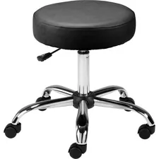 Lorell LLR 69513 — Lorell Backless Pneumatic Height Stool - 275 lb Load Capacity - Black