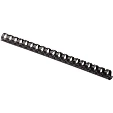 FELLOWES 52324 — PLASTIC COMBS - ROUND BACK 5/8 120 SHEETS BLACK 25 PK - GIVES A PROFESSIONAL APP
