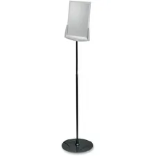 DURABLE OFFICE PRODUCTS DBL 558957 — DURABLE® SHERPA® Acrylic Floor Stand - 40 to 60Adjustable Height - Acrylic 8.5 x 11 Sign
