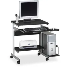 SAFCO PRODUCTS MLN 946ANT — Mayline Eastwinds 946 Portrait PC Desk Cart - Anthracite Top - 19.25 Table Top Length x 36.50 Table Top Width - 31.25 Height - Assembly Required