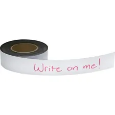 BAUMGARTENS BAU 66152 — Zeus Magnetic Labeling Tape - 16.67 yd Length x 2 Width - 1 / Roll - White