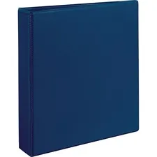 Avery Dennison AVE 17024 — Avery® Durable View 3 Ring Binder - 1 1/2 Binder Capacity - Letter - 8 1/2 x 11 Sheet Size - 375 Sheet Capacity - 3 x Slant Ring Fastener(s) - 2 Internal Pocket(s) - Polypropylene - Navy Blue - Recycled - Pocket, Durable, Tear Resistant, Flexible, Split Resistant, Sturdy - 1 Each