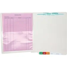 TABBIES TAB 54498 — Tabbies Self-adhesive Poly Pockets - 4 3/4 x 7 Sheet - Clear - Poly - 100 / Box