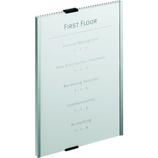 DURABLE OFFICE PRODUCTS DBL 480623 - DURABLE Wall Mounted INFO SIGN - 8-310 x 5-45 - Rectangular 