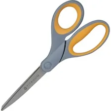 ACME UNITED CORPORATION ACM 13529 — Westcott High Performance Titanium Bonded Scissors - 3.50 Cutting Length - 8 Overall Length - Straight-left/right - Titanium - Straight Tip - Gray/Yellow - 1 Each