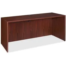 Lorell LLR 69376 — Lorell Essentials Credenza Shell - 70.9 x 23.6 x 29.5 x 1 - Finish: Laminate, Mahogany