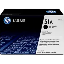 HP Q7551A — HP 51A (Q7551A) Toner Cartridge - Single Pack - Laser - 6500 Pages - Black - 1 Each