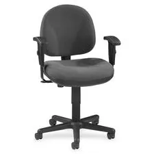 Lorell LLR 80005 — Lorell Millenia Pneumatic Adjustable Task Chair - Gray Seat - 1 Each