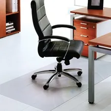 FLOORTEX FLR 1215030019ER — Cleartex Ultimat XXL Rectangular Chairmat - Hard Floor - Hard Floor, Home, Office - 118 Length x 60 Width x 75 mil Thickness - Rectangle - Polycarbonate - Clear