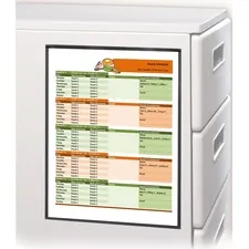 C-LINE CLI 37911 — C-Line Cubicle Keepers Display Pockets for Metal Surfaces - Magnetic, 8-1/2 x 11, 2/PK, 37911