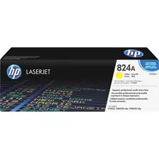 HP HEW CB382A — HP 824A (CB382A) Toner Cartridge - Single Pack - Laser - 21000 Pages - Yellow - 1 Each