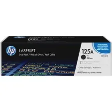 HP CB540AD — HP 125A (CB540AD) Toner Cartridge - Dual Pack - Laser - 2200 Pages - Black