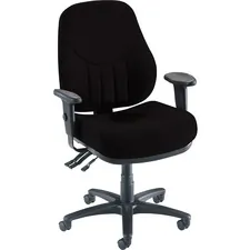 Lorell LLR 81103 — Lorell Baily High-Back Multi-Task Chair - Black Acrylic Seat - Black Frame - 1 Each