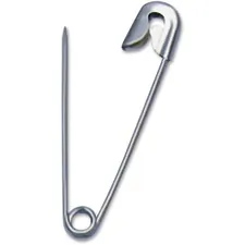 CHARLES LEONARD LEO 83200 - CLI Safety Pins - 2 Length - 144  Pack - Silver - Steel