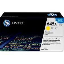 HP C9732A — HP 645A (C9732A) Toner Cartridge - Single Pack - Laser - 12000 Pages - Yellow - 1 Each