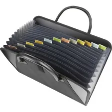 C-LINE CLI 48211 — C-Line Expanding File With Handles - Black, 1/EA, 48211