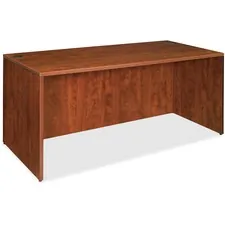 Lorell LLR 69407 — Lorell Essentials Rectangular Desk Shell - 70.9 x 35.4 x 29.5 - Finish: Cherry, Laminate