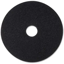 3M MMM 08374 — 3M™ Black Stripper Pad 7200 - 12 Diameter - 5/Carton x 12 Diameter - Black