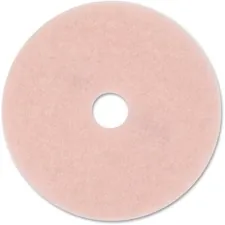 3M MMM 25858 — 3M Eraser Burnish Pad 3600 - 5/Carton - Synthetic Fiber - Pink