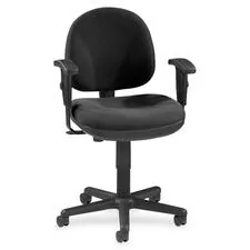 Lorell LLR 80004 — Lorell Millenia Pneumatic Adjustable Task Chair - Black Seat - 1 Each