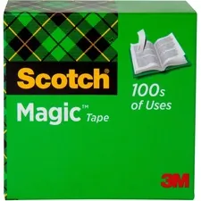 3M MMM 810121296 — Scotch Magic Tape - 36 yd Length x 0.50 Width - 1 Core - 1 / Roll - Matte Clear